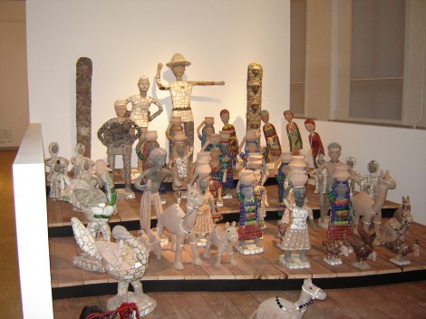 Nek Chand made two large donations of his sculptures to the Collection De Stadshof Foundation.