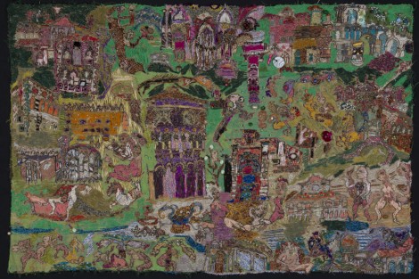 Zalin, Karin; Untitled, n.d., textile, detail.