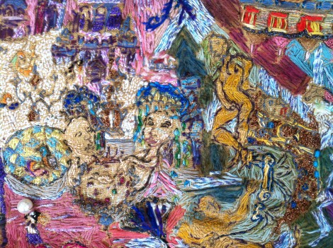 Zalin, Karin; Untitled tapestry, 2013, detail