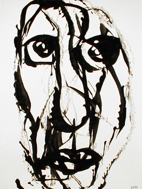 Sendrey, Gérard; Untitled, 1994, ink on paper, SH12655